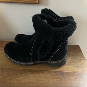 Bare Traps Boots Shoes Black Leather size 7